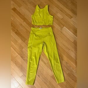 Girlfriend Collective Neon Yellow Set